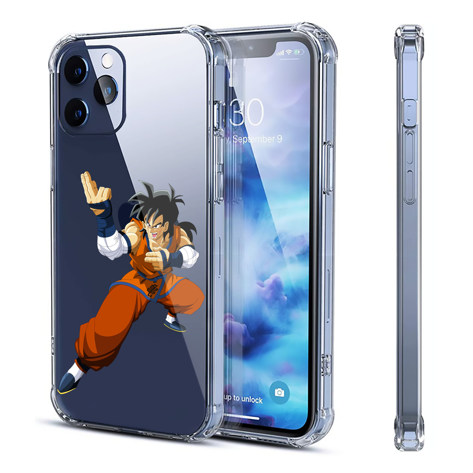（画像用） ドラゴンボール ヤムチャ DRAGON BALL Yamcha 【iPhone 12シリーズ対応】透明スマホケース（クリアソフトケース）